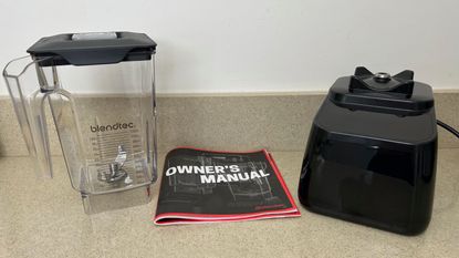 The jug and base of the Blendtec Designer 625
