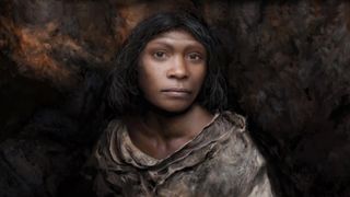 A reconstruction of the Homo antecessor H3, now known as the "Girl of Gran Dolina."