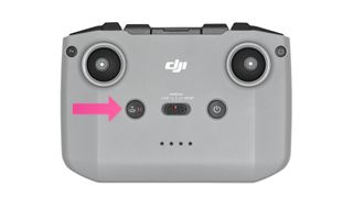 DJI Mini controller pause button