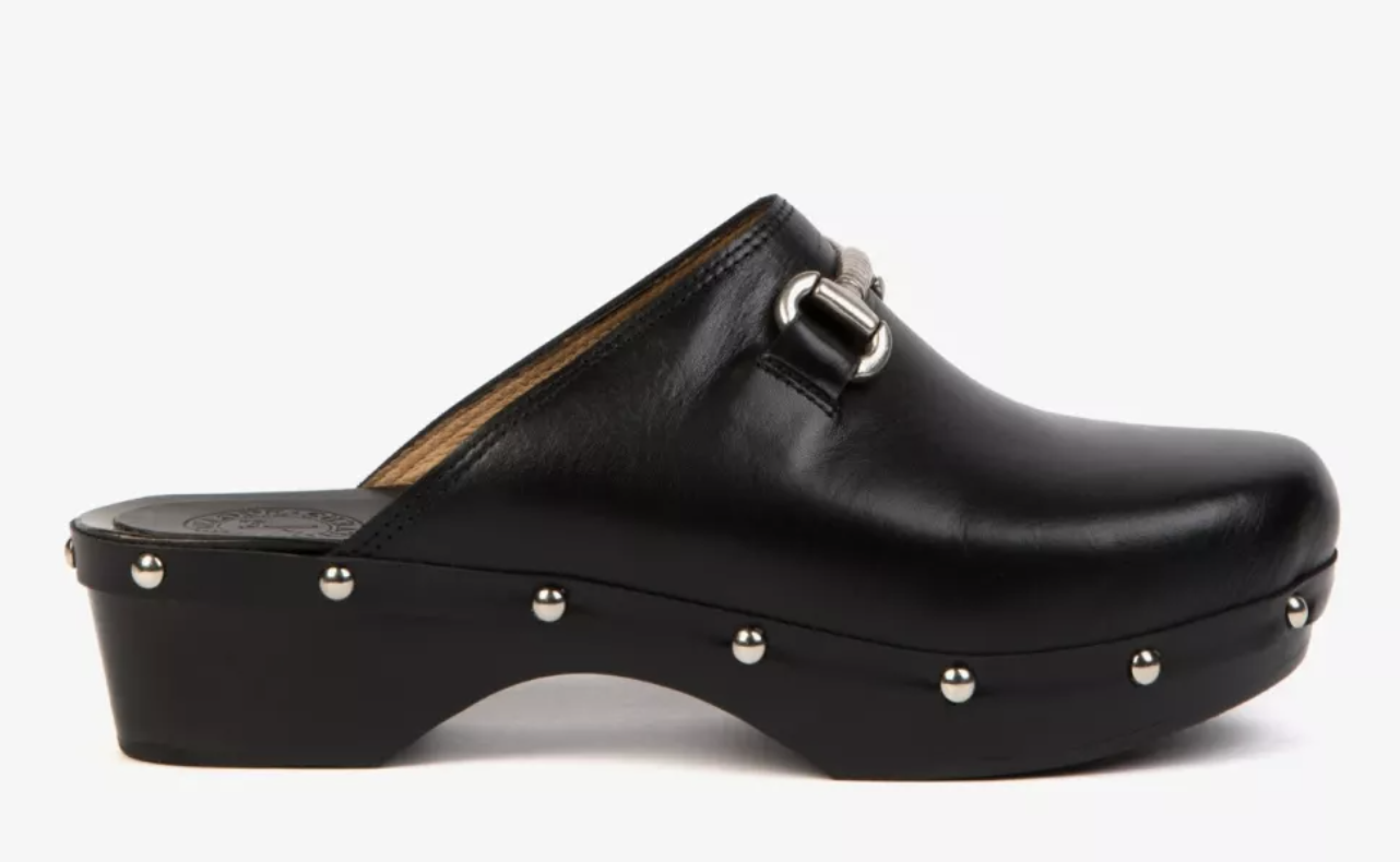 Penelope Chilvers, Low Horsebit Leather Clog
