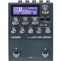 Boss IR-200Amp modeler | 1-in, 2-out | 9V DC adaptor, 335mA (included) Boss IR-200Amp modeler | 1-in, 2-out | 9V DC adaptor, 335mA (included)