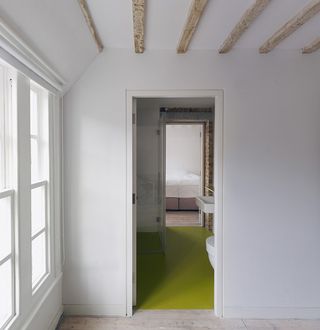 Image of a room with a views through doorways
