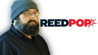 Chris Arrant portrait with ReedPop logo