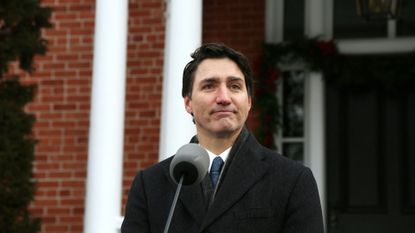 Canadian Prime Minister Justin Trudeau announces his resignation