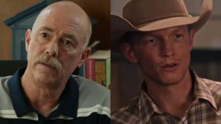 Michael Gaston as Chief O'Neal on Chicago PD side by side with Jefferson White on Yellowstone