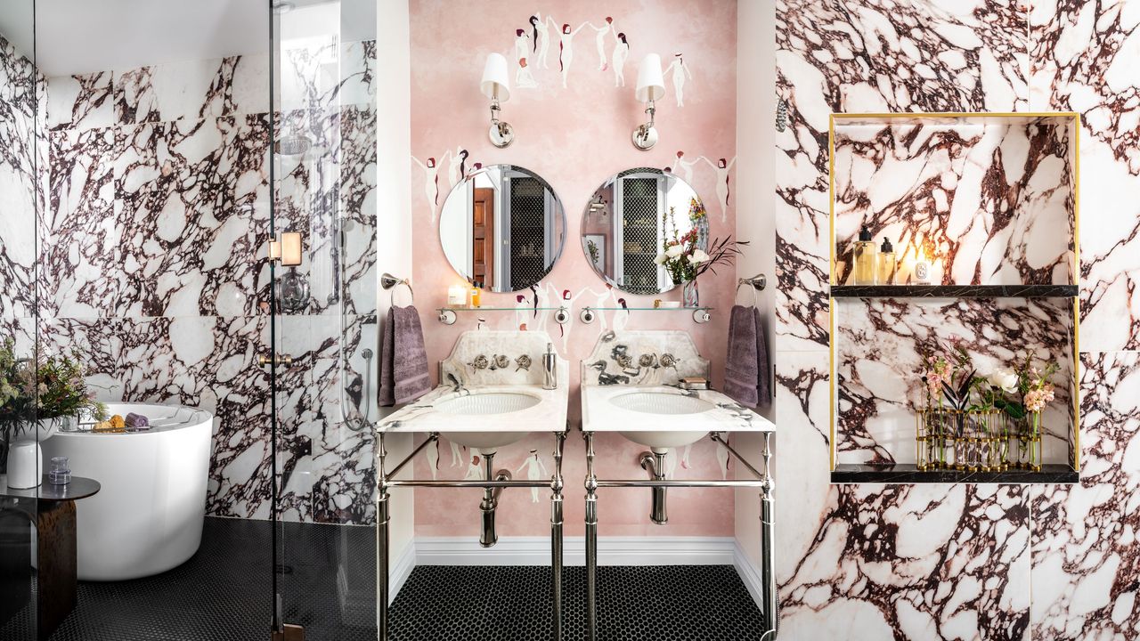 This Bold Bathroom Makeover Proves That Sometimes More Is More | Livingetc