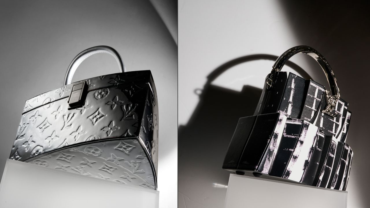 Frank Gehry x Louis Vuitton bags