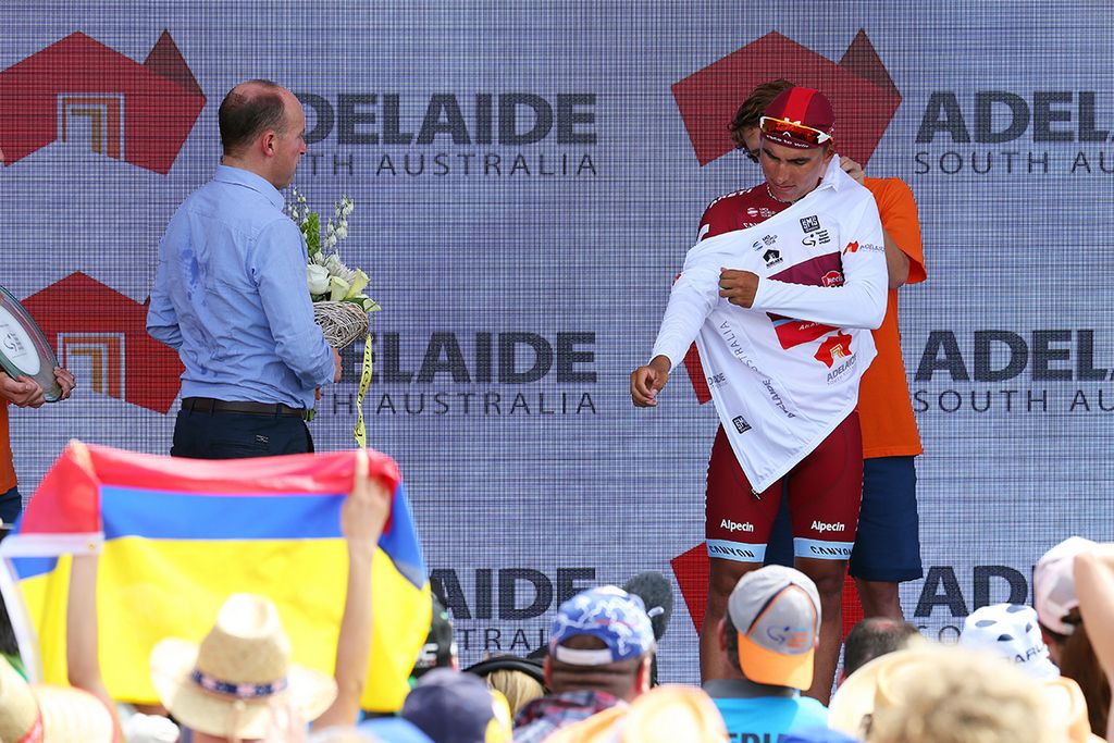 Best young rider, Jhonatan Restrepo (Katusha-Alpecin)