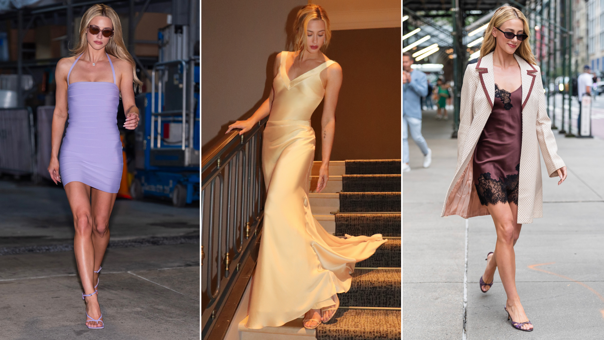 Marie Claire interviews Lili Reinhart's stylist Ib Abdel Nasser after 'The Love Hypothesis' press tour