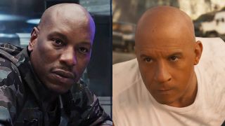 Tyrese Gibson in Fate of the Furious and Vin Diesel in F9