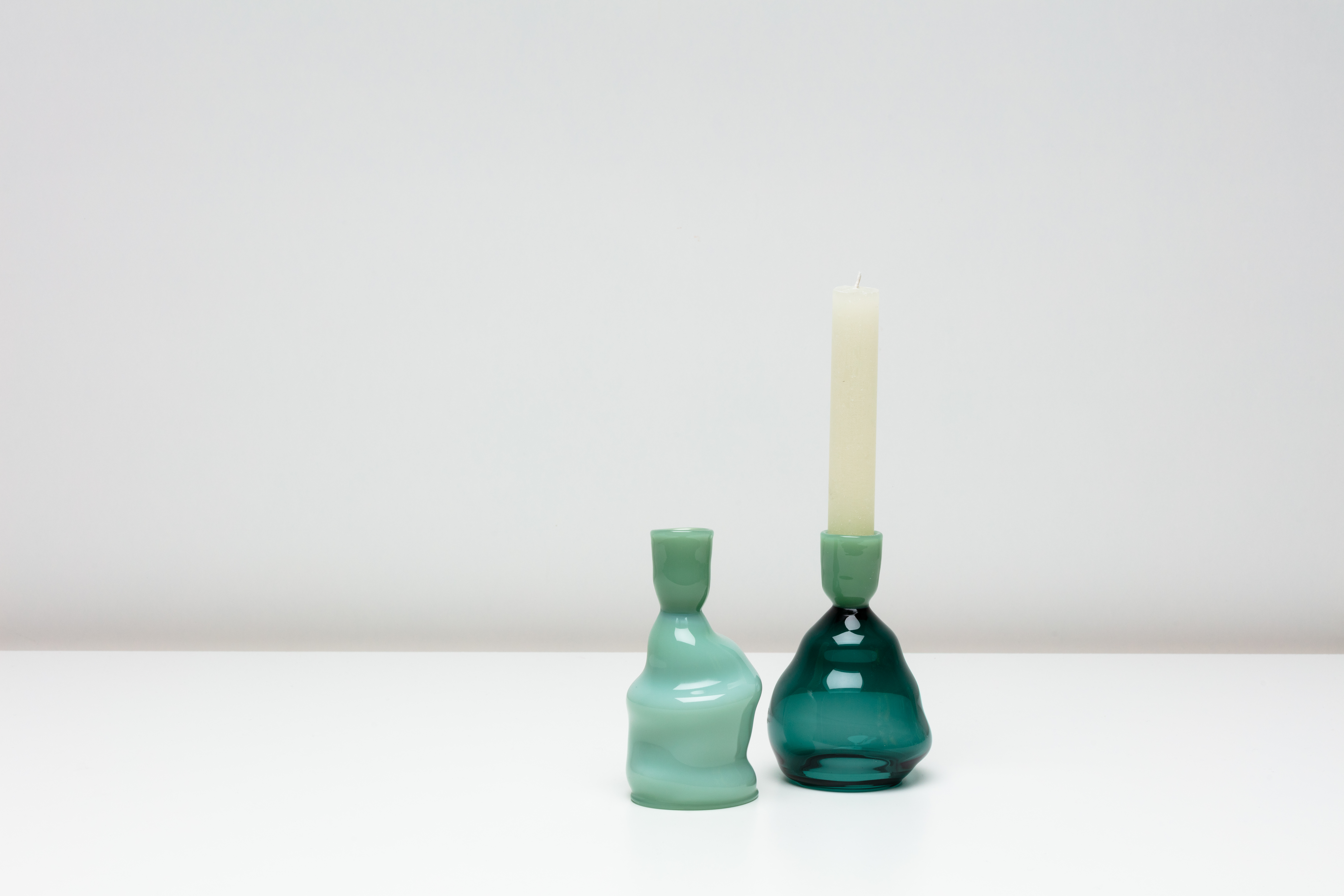 London Craft Week exhibition: colourful glass vase by Jochen Holz