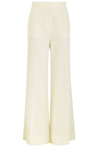 Stella McCartney Flared-Leg Stretch-Wool Trousers