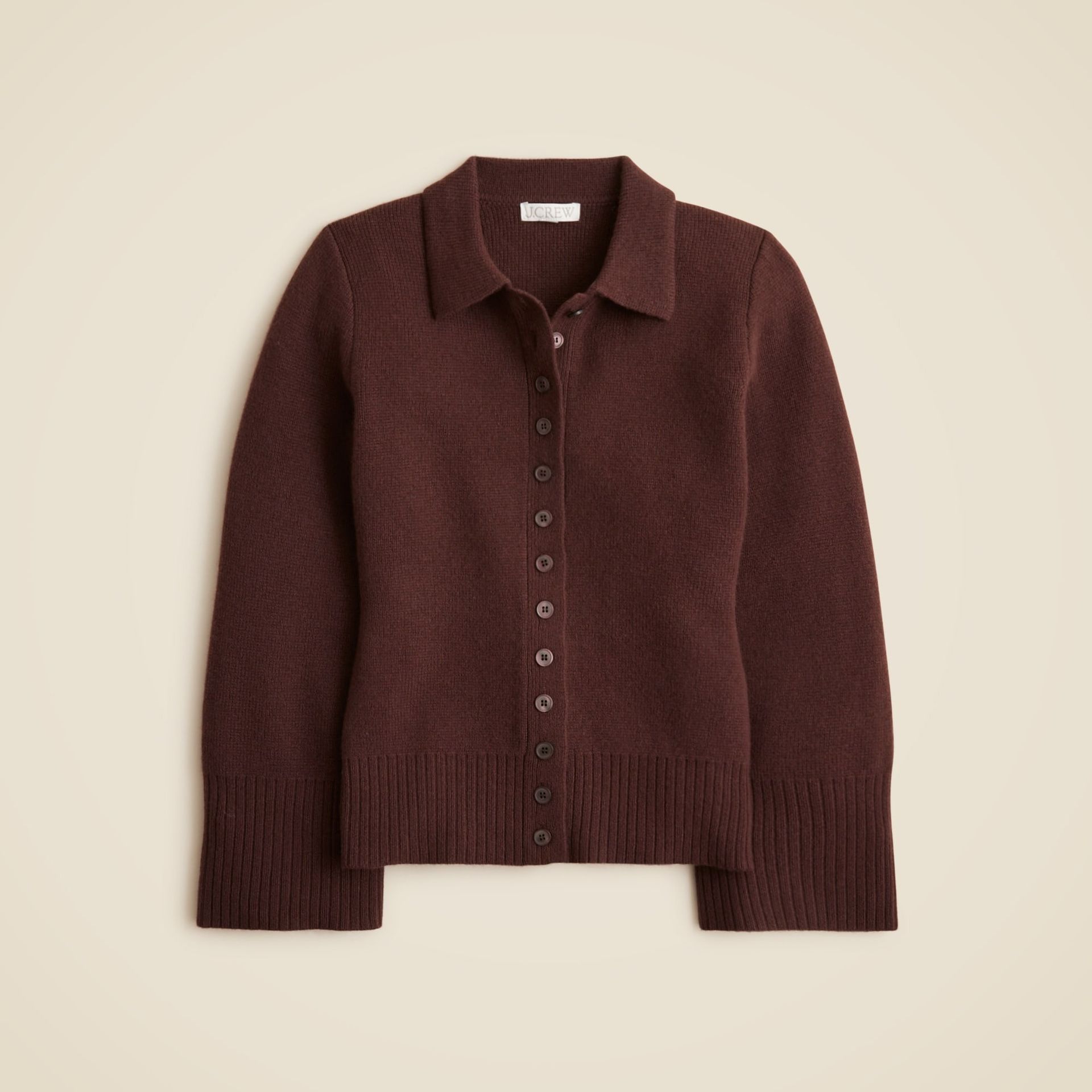Milano-Stitch Cinched-Waist Cardigan
