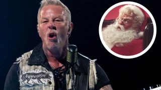 Metallica’s James Hetfield and Santa Claus
