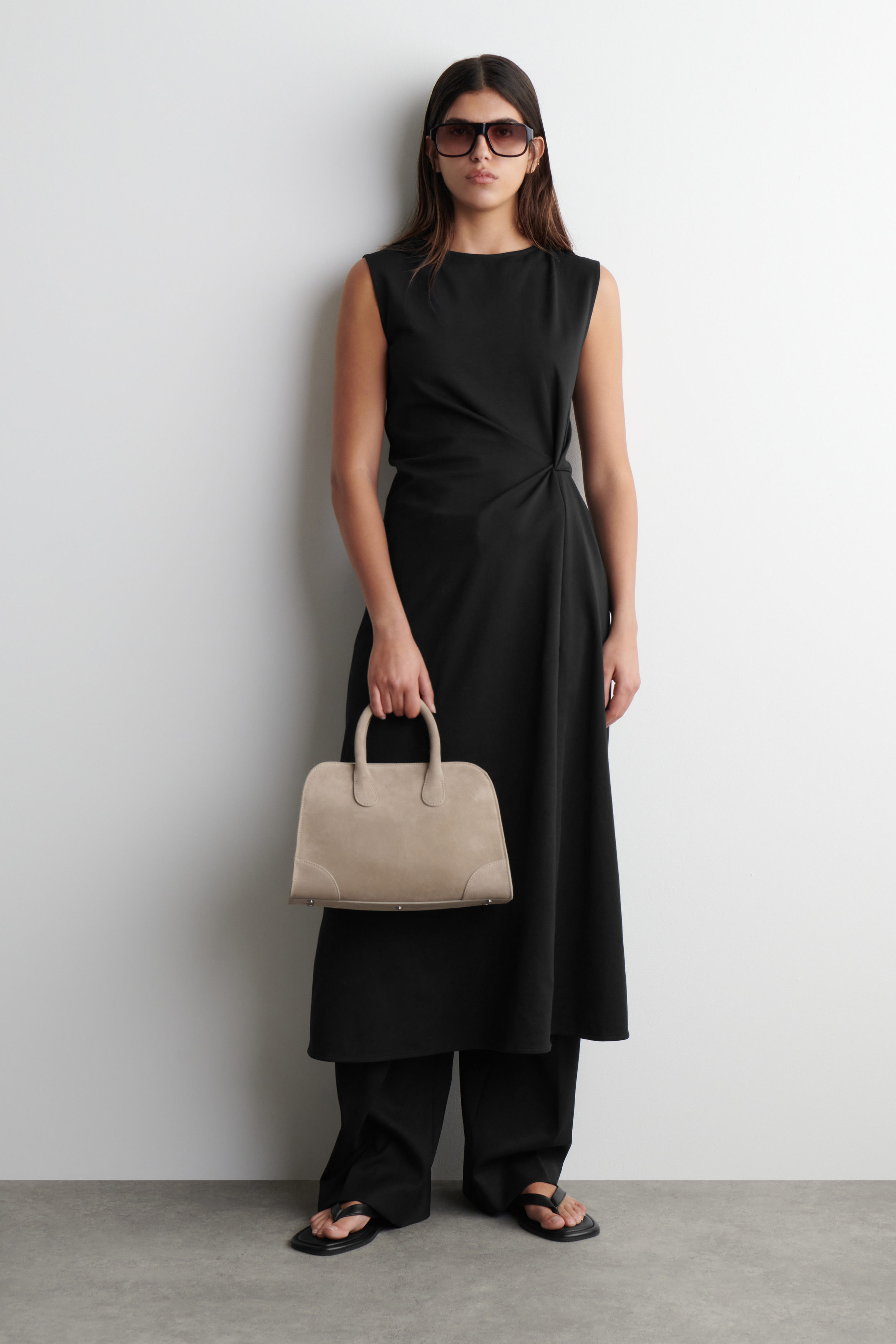 Mini Studio Bowling Bag - Suede