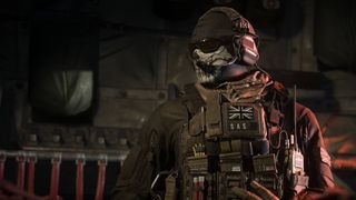 Un soldat de Modern Warfare 3 en uniforme, regardant vers la gauche.