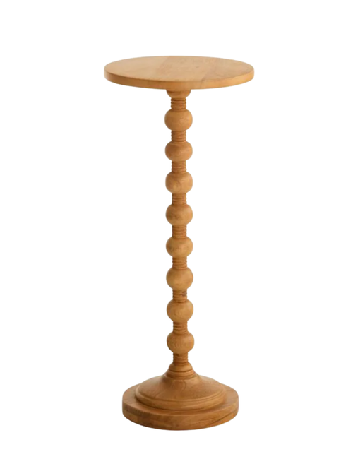 Jude Drink Table, Natural Mango Wood Finish
