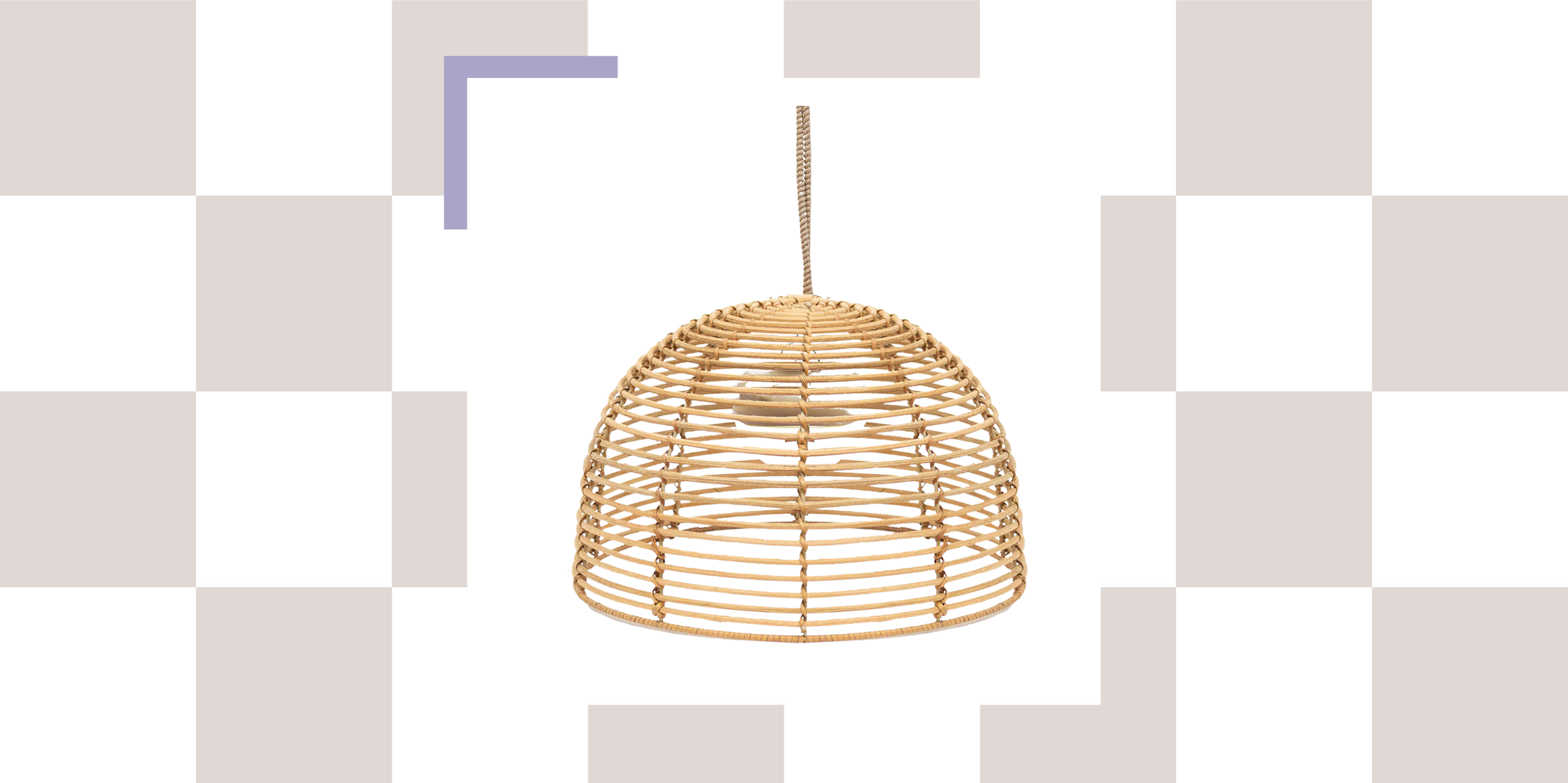 hanging pendant light with a light tan finish