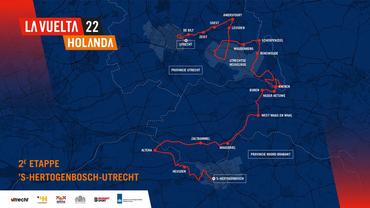 Vuelta 2022 opening stage maps Netherlands