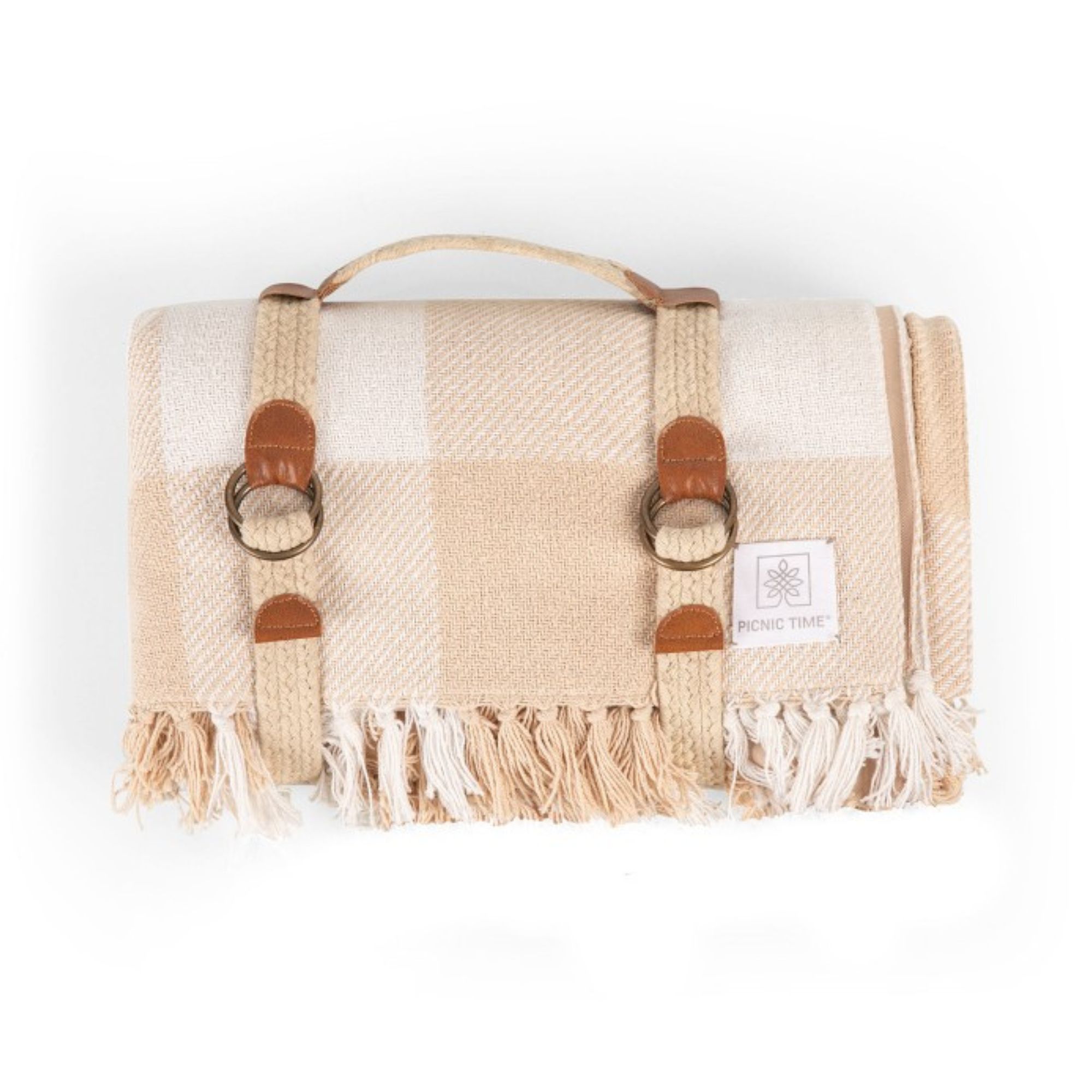 Sayulita Picnic Blanket with Harness in Beige at Williams Sonoma