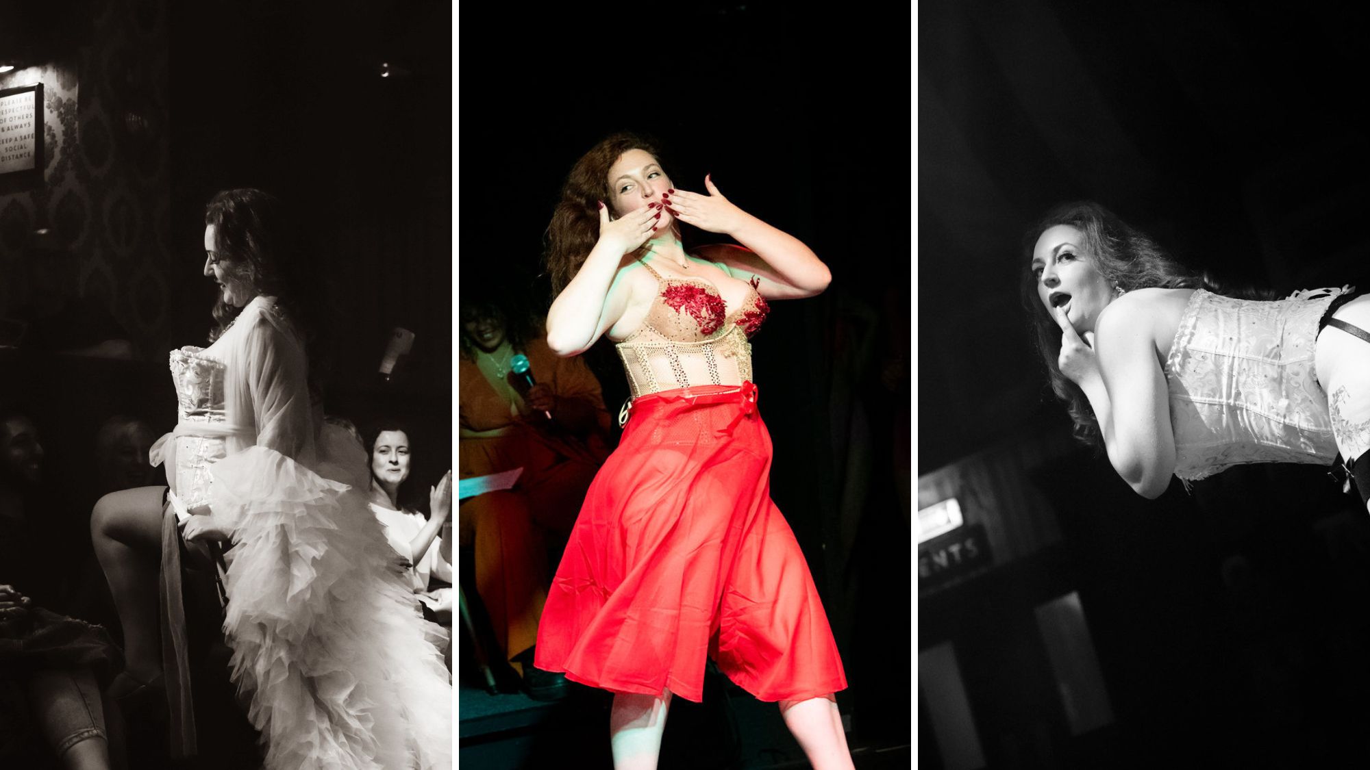 Life of a Showgirl: News Editor Jadie performing at a Burlesque show