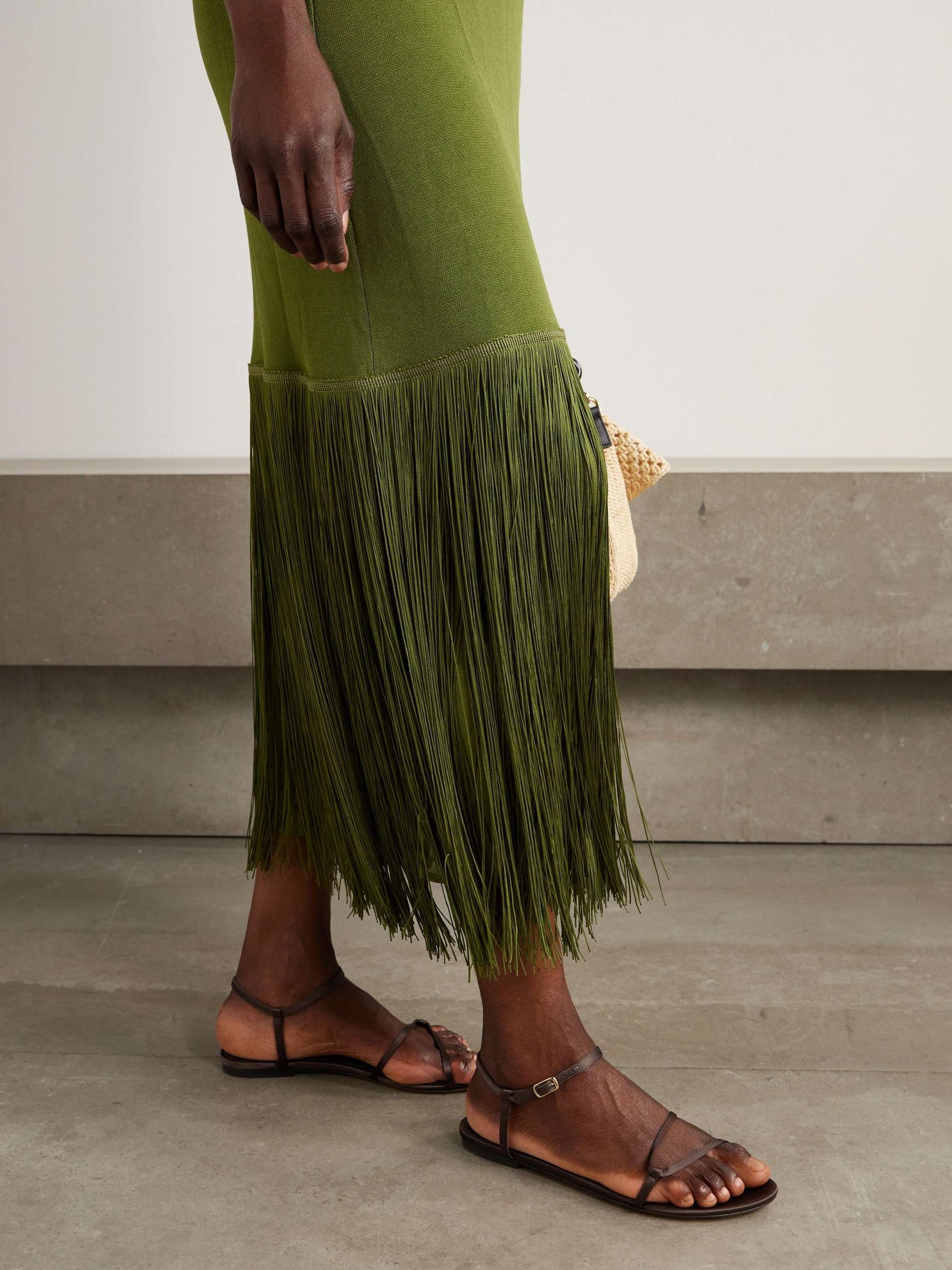 Loop Satin Sandals