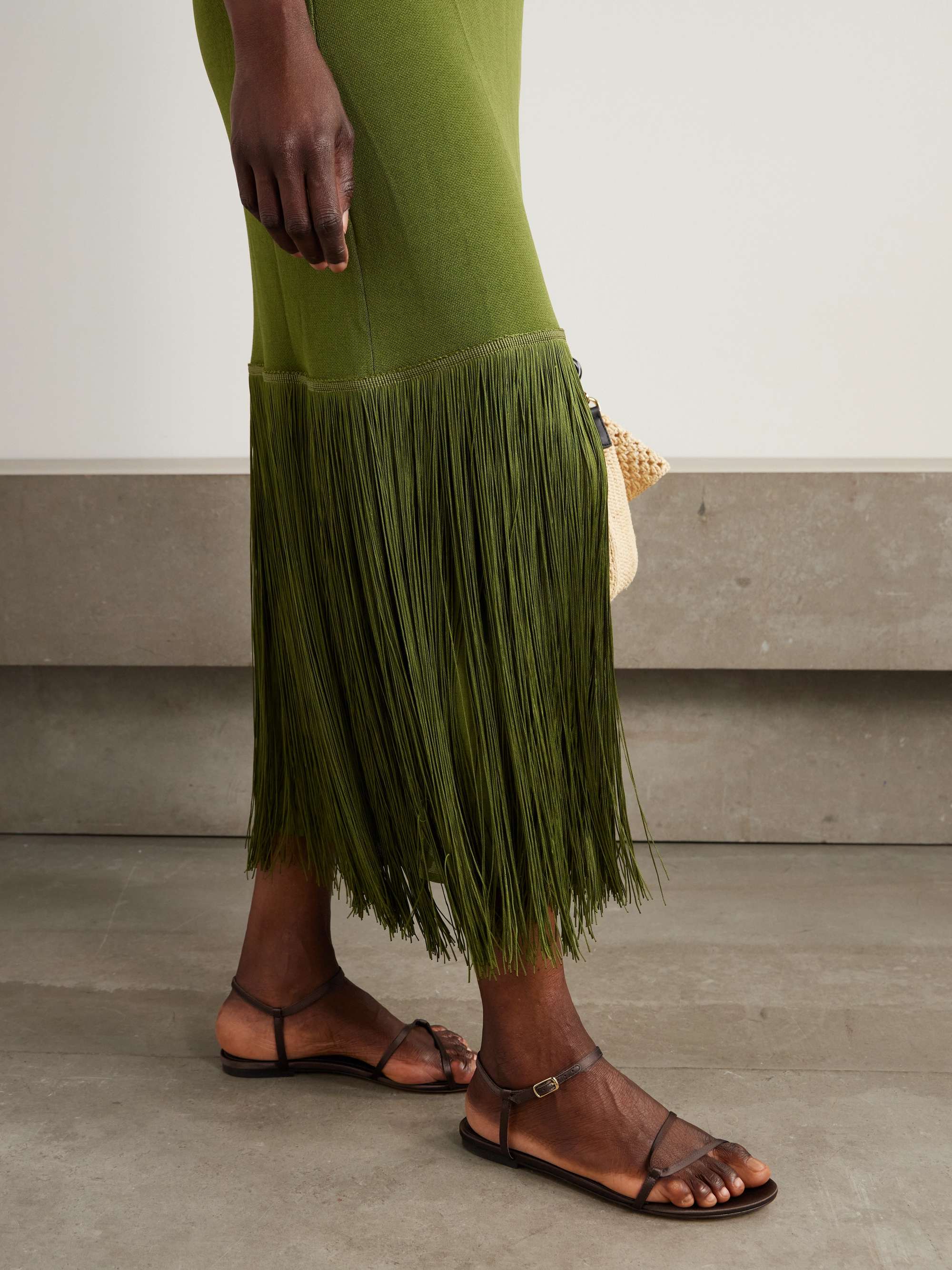 Loop Satin Sandals