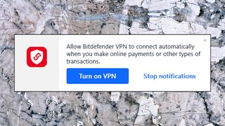 Bitdefender Total Security VPN autoconnect