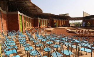 Employing locals to build his designs, Kéré has also trained many workers in skills from carpentry to brickmaking