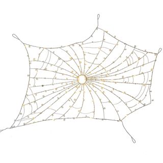 Crystal spider web light