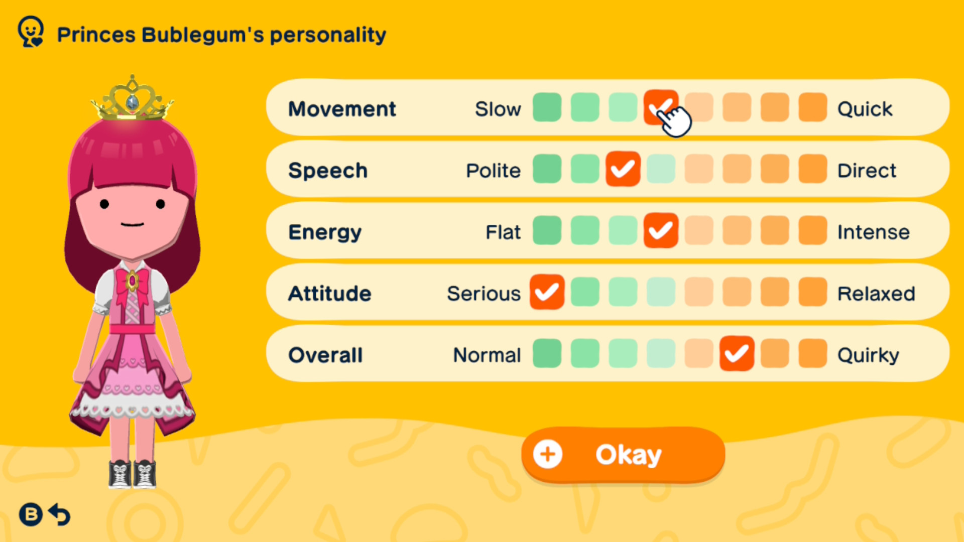 values that make a thinker personality type Mii in Tomodachi Life Living the Dream