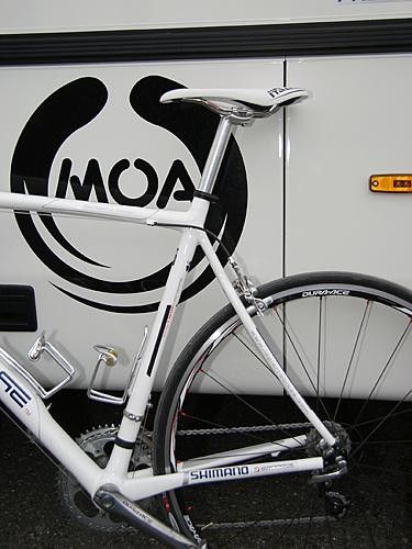 The curved rear end