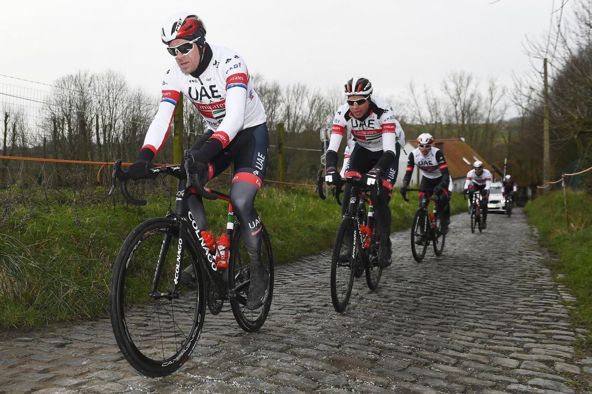 Omloop Het Nieuwsblad 2020 Flanders Classics 75th Edition Training 28022020 Alexander Kristoff NOR UAE Team Emirates photo Nico VereeckenPNBettiniPhoto2020