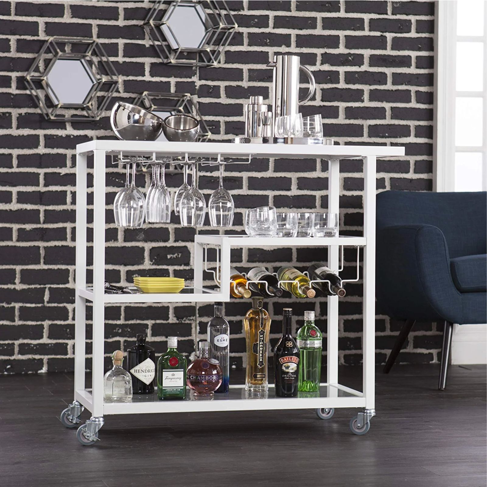 Best bar carts: 9 fancy options for smaller spaces or larger liquor ...