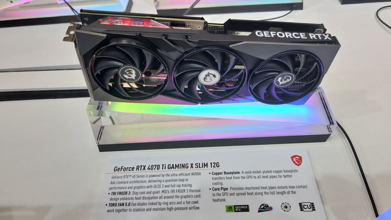MSI RTX 4070 Ti Gaming X Slim
