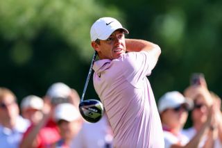 Rory McIlroy with his TaylorMade Qi10 driver