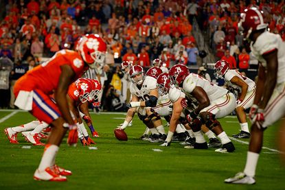 The Alabama Crimson Tide beat the Clemson Tigers in the 2016 College Football Playoff National Championship Game.