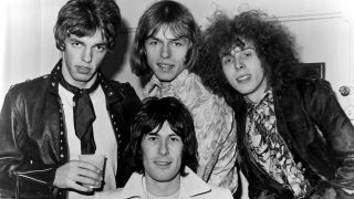 Tomorrow: Keith West front; left to right behind, John Junior Wood, Steve Howe and John Twink Alder
