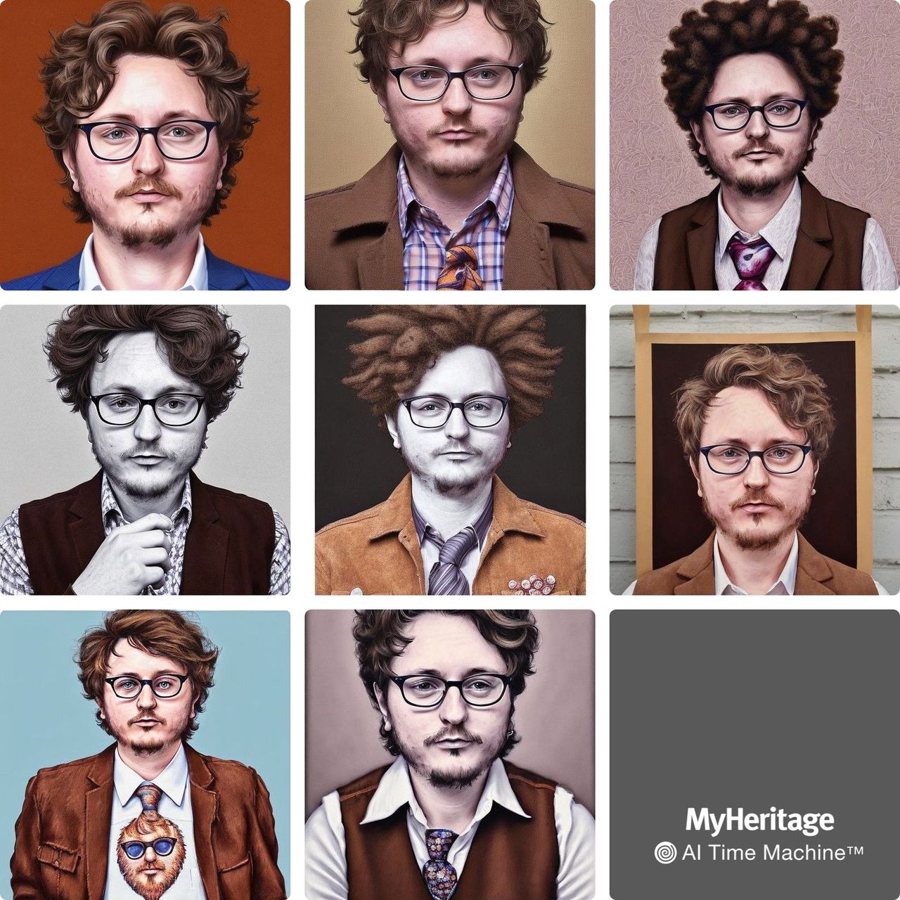 MyHeritage AI Time Machine