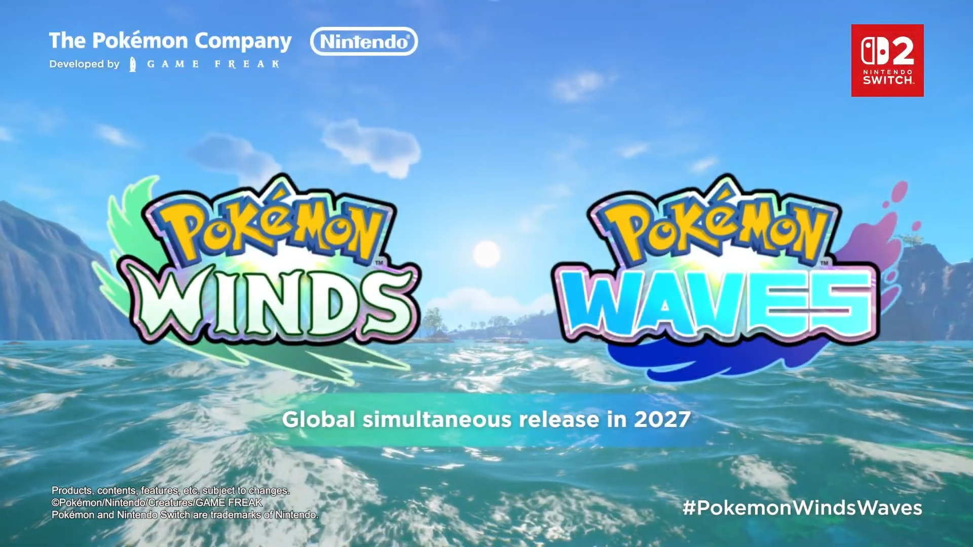 Screenshot from the 2026 Pokemon Presents live stream