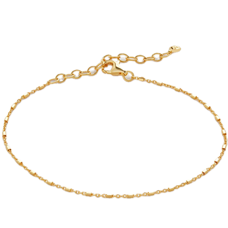 Gold chain bracelet, Monica Vinader