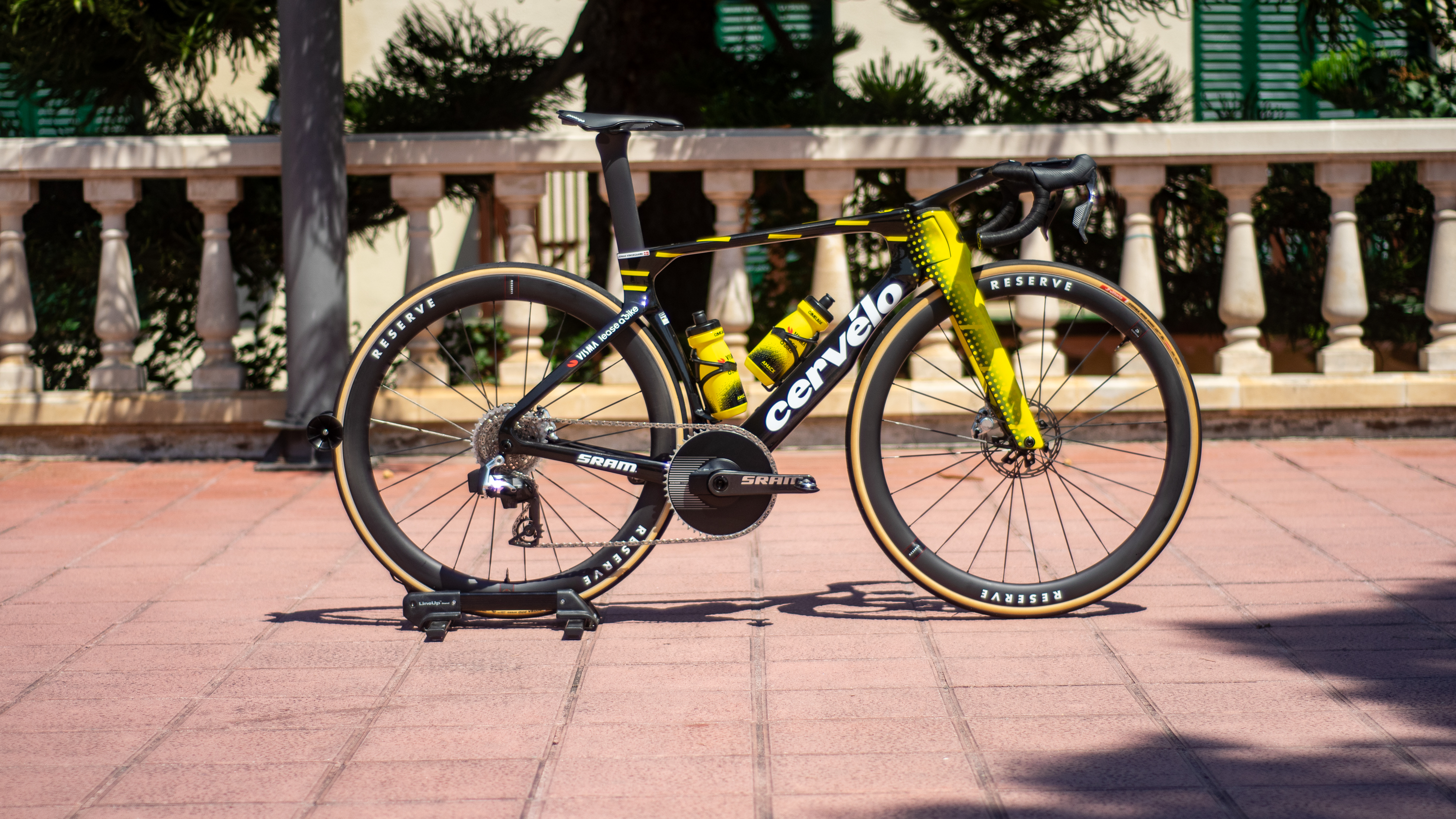Jonas Vingegaard's Cervelo S5 Tour de France race bike