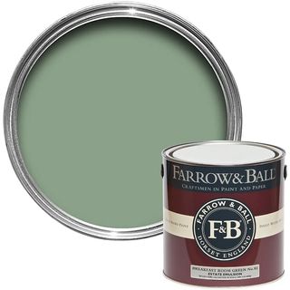 best living room paint colours Farrow & Ball Breakfast Room Green