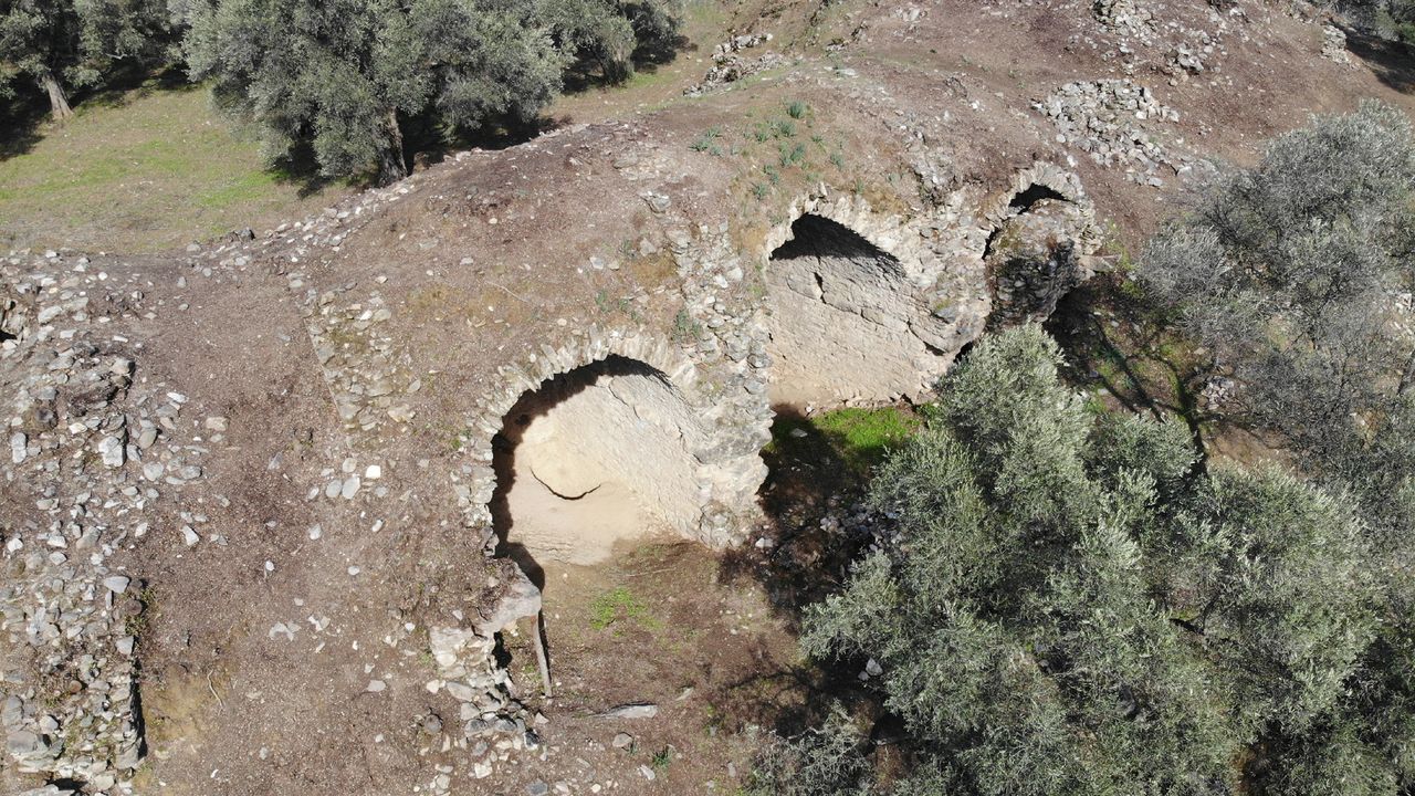 The arches from the 1,800-year-old arena still stand.