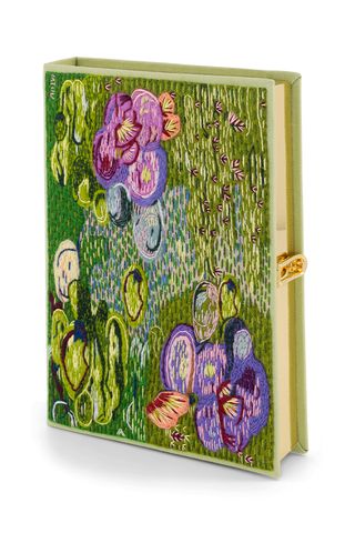 Olympia Le-TanMonet Waterlilys Book Clutch