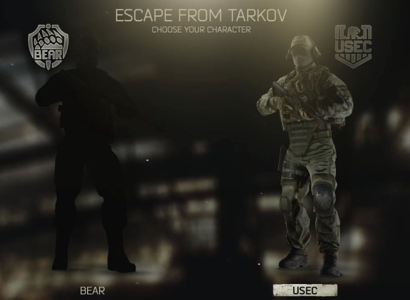 Escape From Tarkov BEAR or USEC