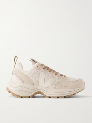 + Reformation Venturi Mesh and Suede Sneakers