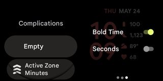 Customize new watch face settings on Pixel Watch