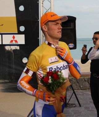 Boom zips up the race leader's golden jersey