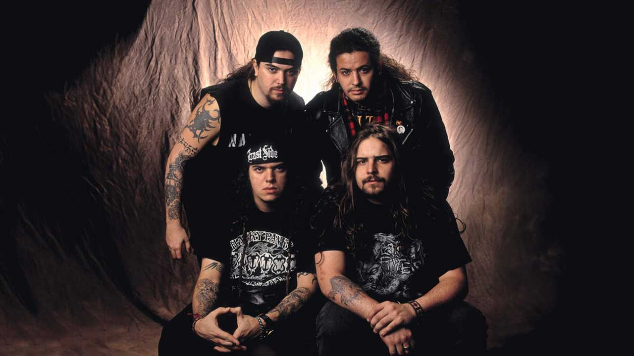 Sepultura studio portrait